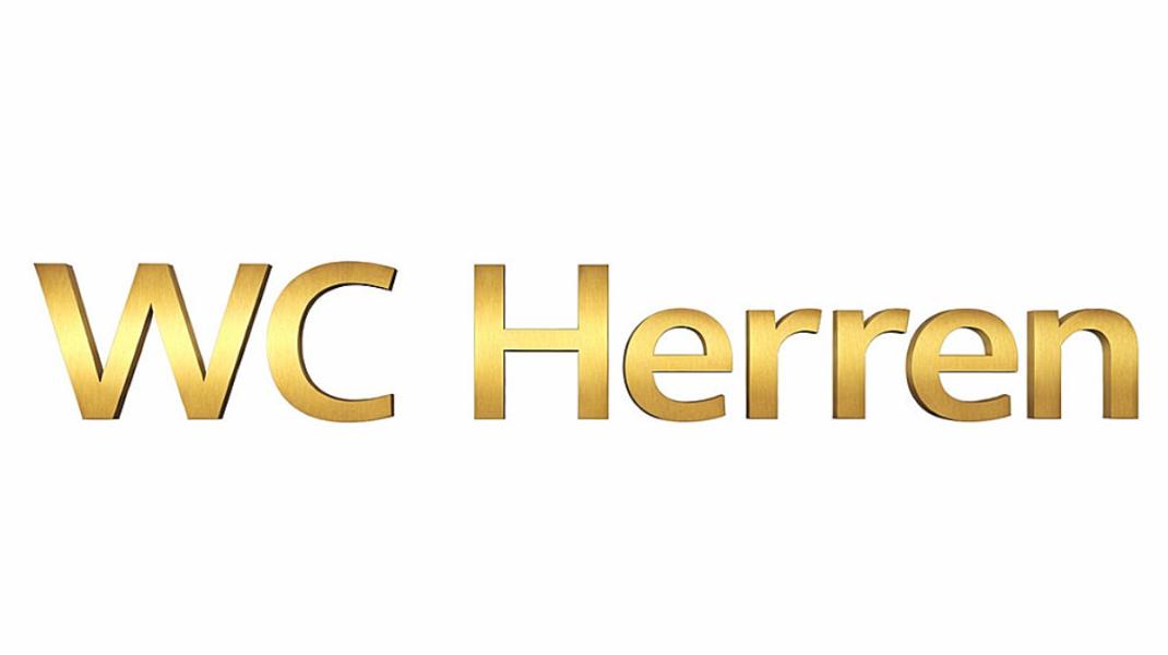 Messingbuchstaben, 40 mm, 3 mm stark WC Herren