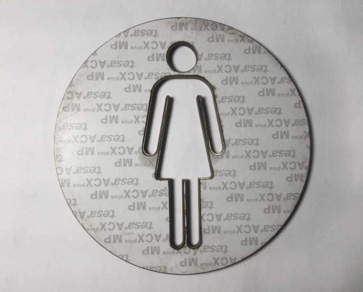 Piktogramme rückseitig klebend