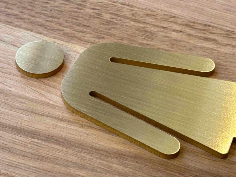 WC Symbol Damen zeitlos