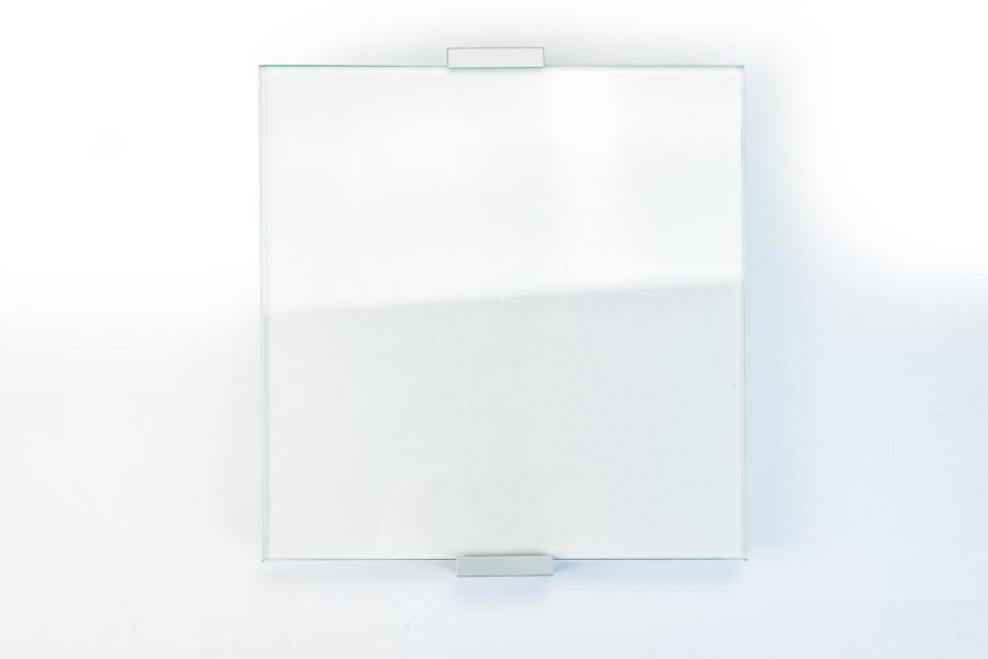 VIGO Türschild 200 x 211 mm aus Glas und Aluminium