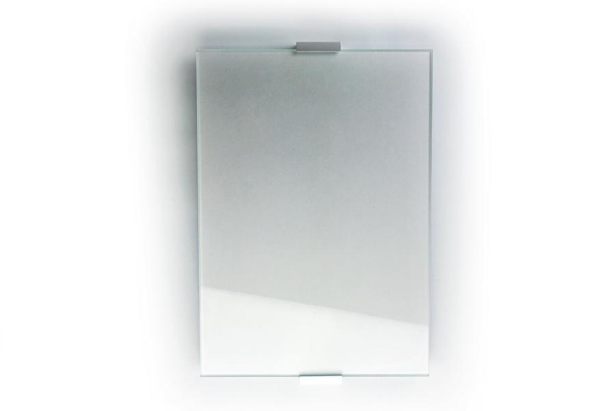 VIGO Wandschild 211 x 298 mm indoor aus Glas und Aluminium