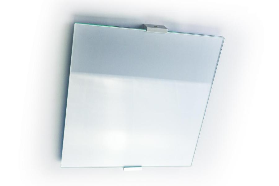 VIGO Wandschild 285 x 298 mm indoor aus Glas und Aluminium