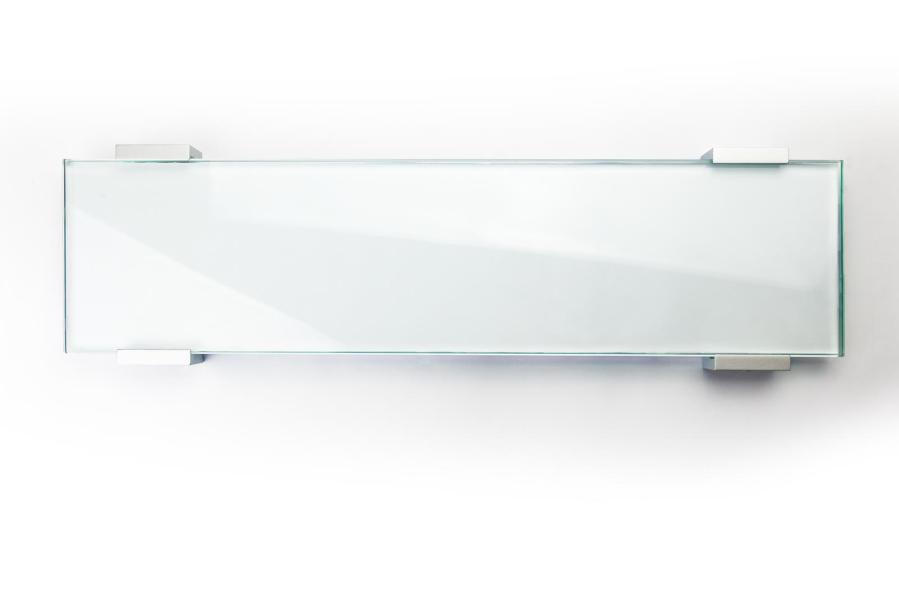 VIGO Wandschild 421 x 106 mm outdoor aus Glas und Aluminium