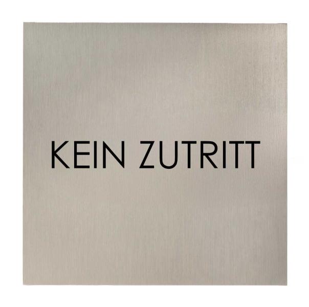 Türschild aus Edelstahl für Praxen, Pflege, Hotels und Kanzleien