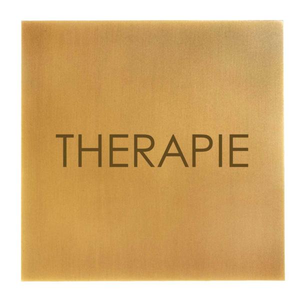 Türschild aus Messing brüniert für anspruchsvolle Interieurs