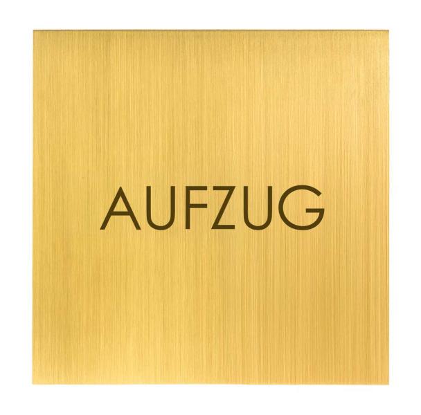 Türschild aus Messing fein geschliffen für Hotels, Chalets, Firmengebäude oder stilvolle Privathäuser