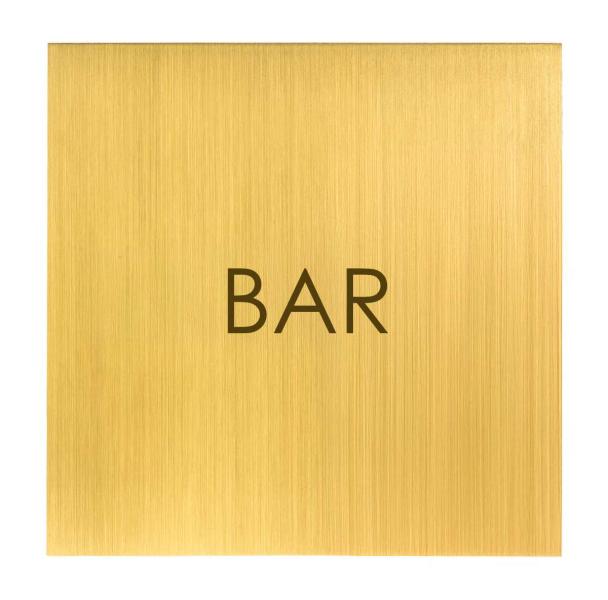 Türschild aus Messing fein geschliffen für Hotels, Chalets, Firmengebäude oder stilvolle Privathäuser.