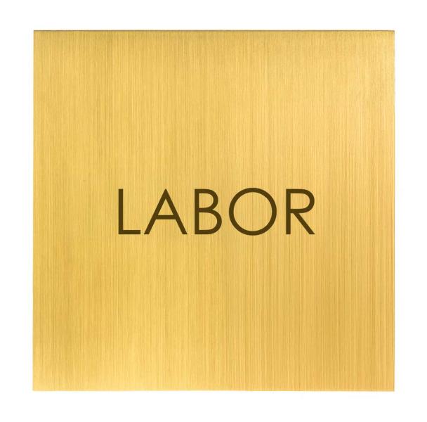 Türschild aus Messing fein geschliffen für  Arztpraxen, Therapiezentren, Kliniken