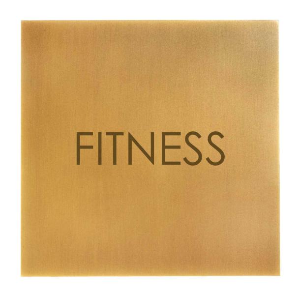 Türschild aus Messing brüniert für anspruchsvolle Interieurs