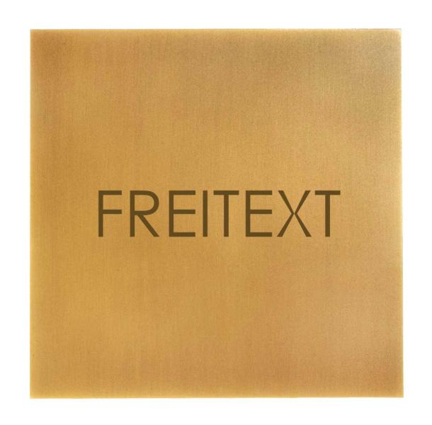 Türschild aus Messing brüniert für anspruchsvolle Interieurs