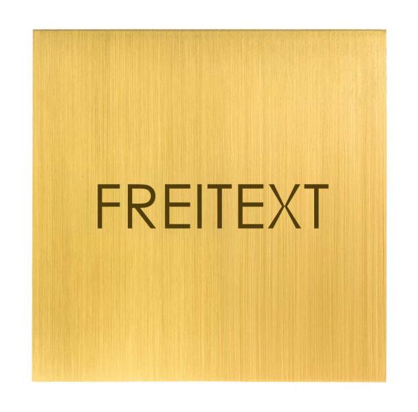 Türschild aus Messing fein geschliffen für Hotels, Chalets, Firmengebäude oder stilvolle Privathäuser