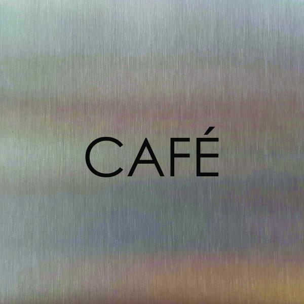 Türschild aus Edelstahl für Hotels und Gastro