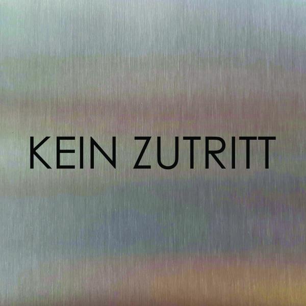 Türschild aus Edelstahl für Praxen, Pflege und Ordinationen