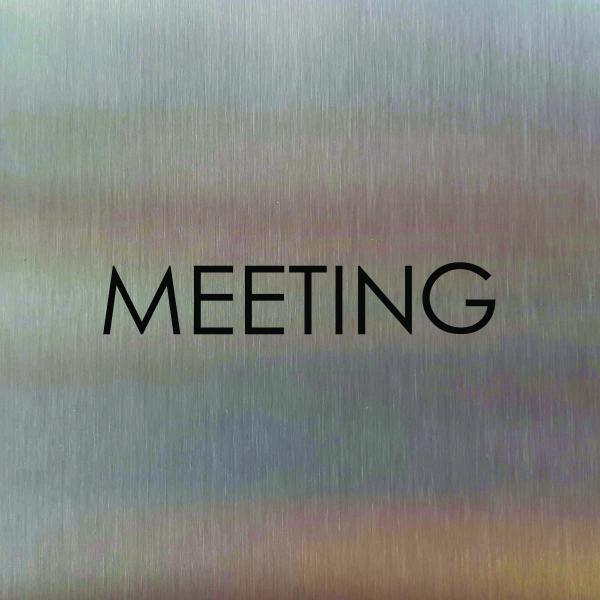 Türschild aus Edelstahl für Unternehmen