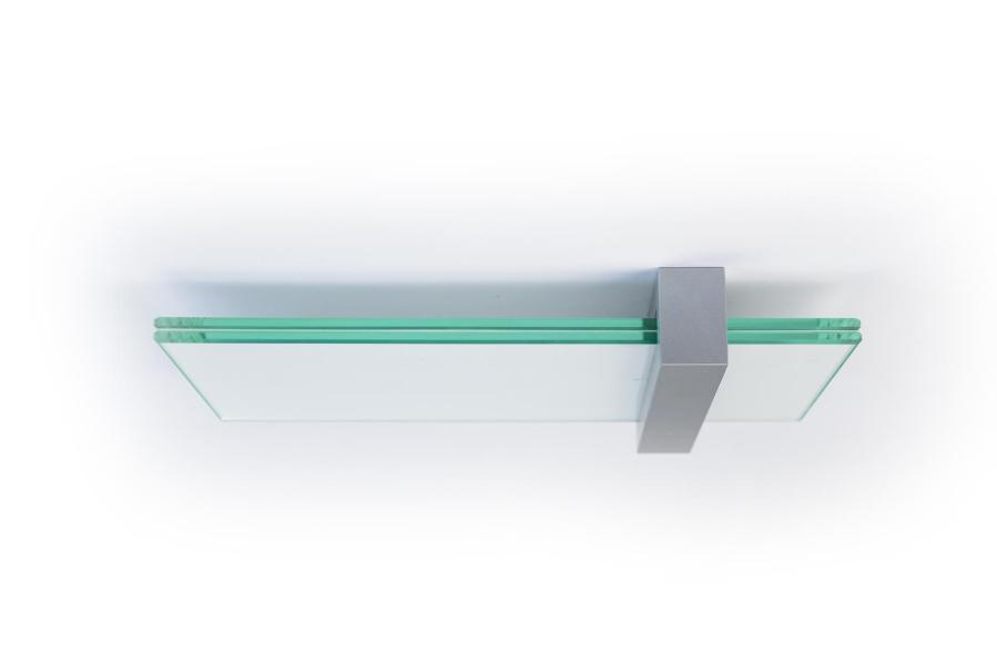 VISIGN Türschild 211 x 106 mm aus Glas und Aluminium