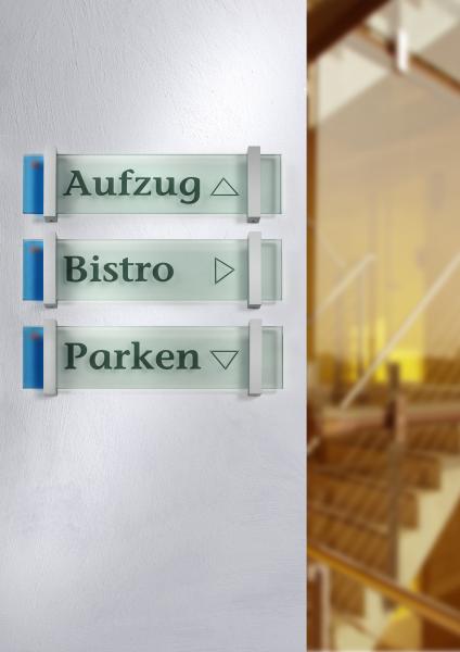 VISIGN Wandschilder als Etagenkennzeichnung