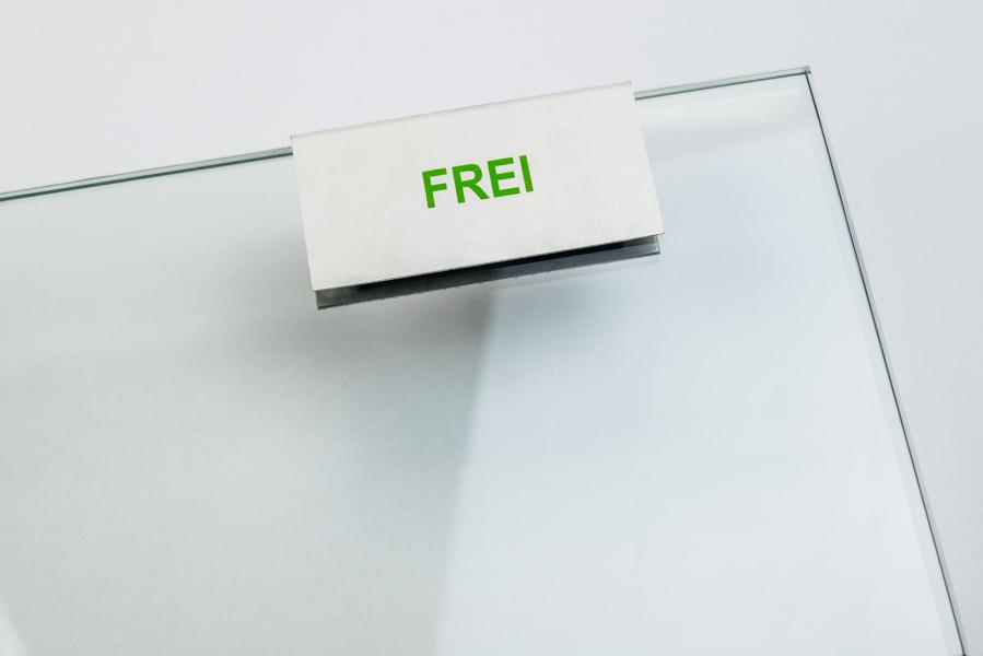 VISIGN Frei/Besetzt-Clip zeigt frei an